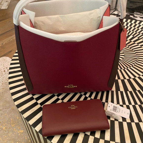 COACH HADLEY HOBO HANDBAG IN COLORBLOCK - Picture 5 of 9